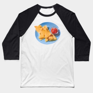 Nachos Snack Photo Art Baseball T-Shirt